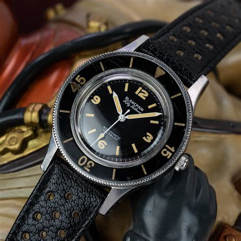 vintage blancpain 50 fathoms